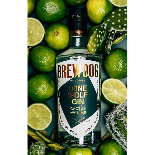 Джин BrewDog LoneWolf Mexican Lime & Cactus Gin 40 % 0.7 л (BWT6972): Объем, л 0.7