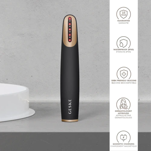 Устройство для укрепления и тонизации кожи лица GESKE Skin Firming Wand 7в1 gray
