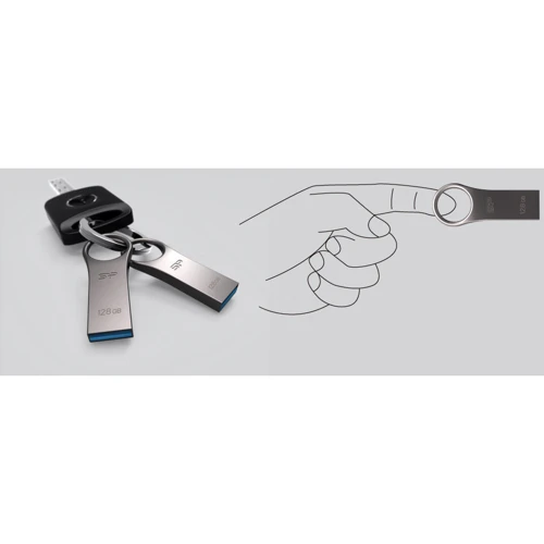 USB-флешка Silicon Power 128GB Jewel J80 USB 3.0 Titan (SP128GBUF3J80V1T) фото 5