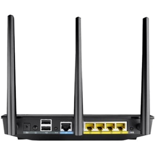 Маршрутизатор Wi-Fi ASUS RT-N66U: Интерфейс подключения (LAN-порт) 4 х RJ45 10/100/1000/Gigabits BaseT