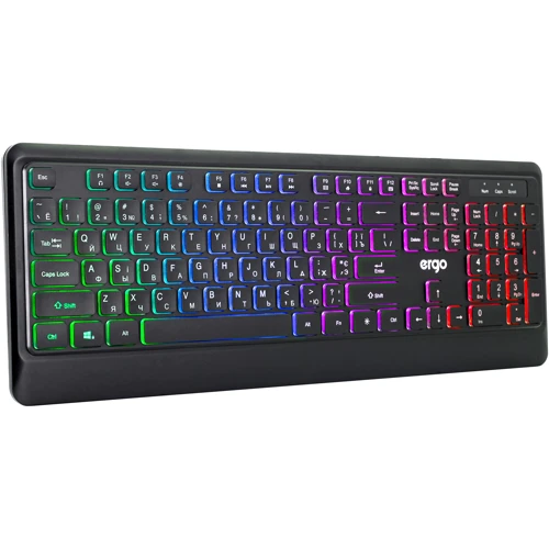 Клавиатура Ergo KB-635 USB Black (KB-635): Подключение проводное