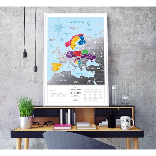 Скретч-карта Европи Travel Map Silver Europe (Eng) фото 13