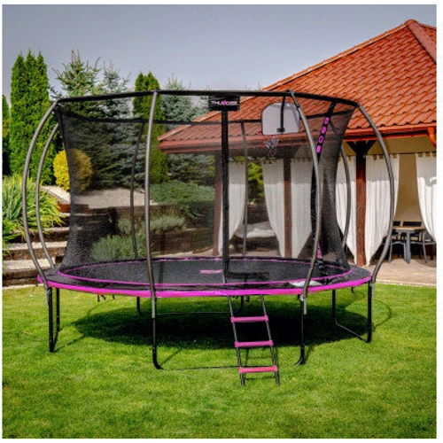 Батут Thunder INSIDE ULTRA 8FT розовый (INSIDE-ULTRA-8FT-PINK) фото 3
