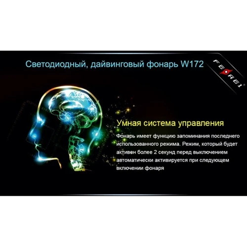 Фонарь Ferei W172 6xXM-L: Вес, г 1380