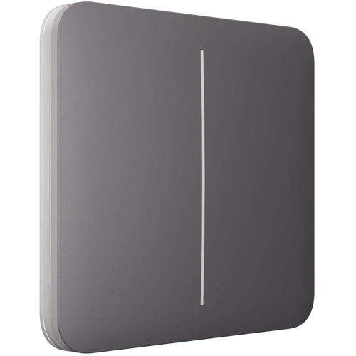 Кнопка Ajax SoloButton 2-gang for LightSwitch Jeweler Grey фото 1