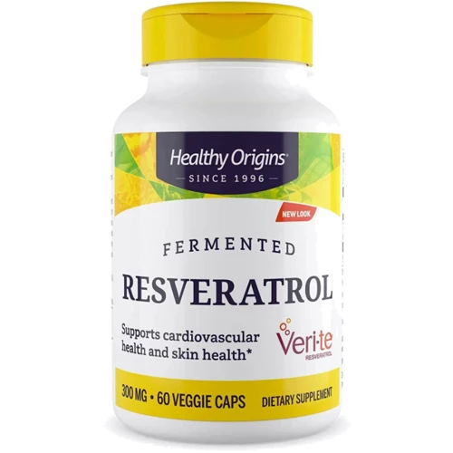 Healthy Origins Natural Active Trans Resveratrol 300 mg Ресвератрол 60 капсул