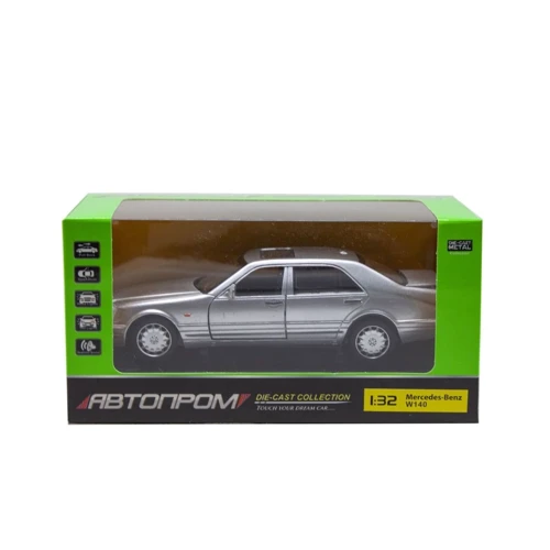 Машинка металл 32014 АВТОПРОМ, 1:32 Mercedes W140, 4 цвета