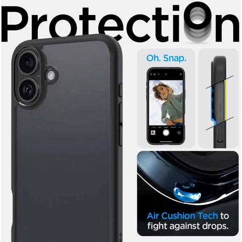 Чехол для iPhone Spigen Ultra Hybrid Crystal Clear (ACS08197) for iPhone 16 фото 13