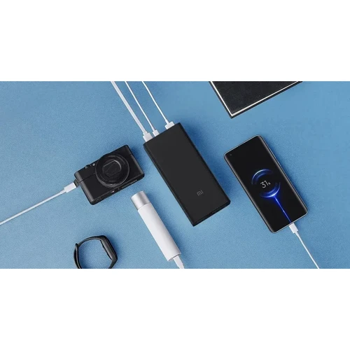 Внешний аккумулятор Xiaomi Mi Power Bank 3 30000mAh Quick Charge 18W Black (PB3018ZM/BHR9126GL): Тип батареи Литий-ионные