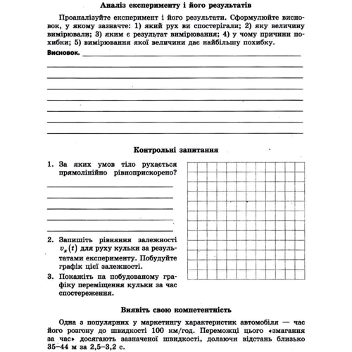 Божинова, Каплун, Кірюхіна: Фізика 10 клас. Рівень стандарту. Тетрадь для лабораторних робіт та фізичного практикуму: Обкладинка Мягкая