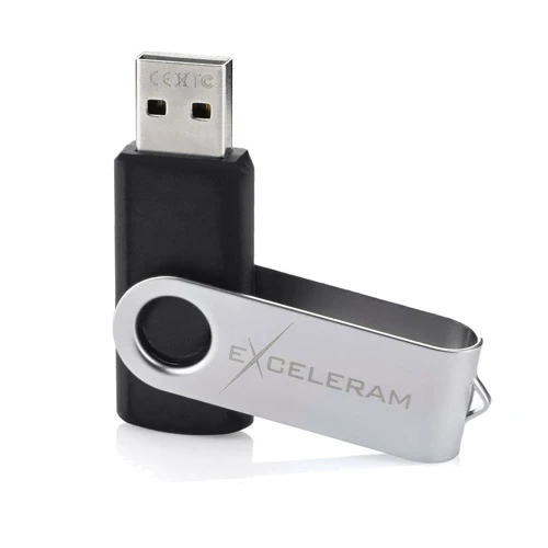USB-флешка eXceleram 32GB P1 Series USB 2.0 Silver/Black (EXP1U2SIB32): Обсяг пам'яті 32 GB