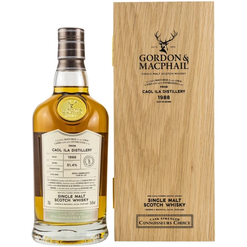 Виски Gordon & MacPhail Caol Ila Connoisseurs Choice 1988 51.4% 0.7 л (BW94354)