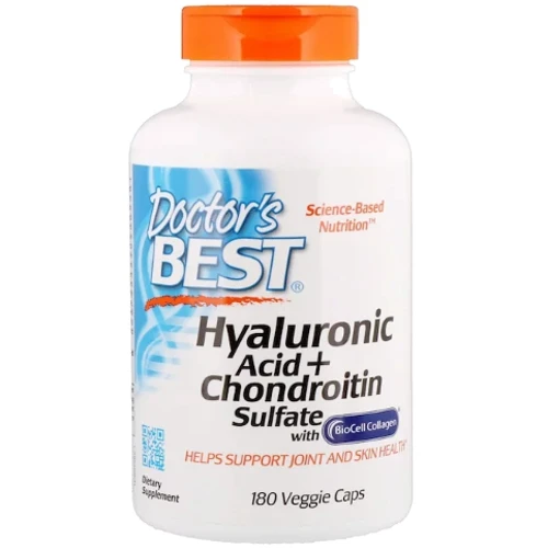 Doctor's Best Best Hyaluronic Acid With Chondroitin Sulfate 180 Caps (DRB-00228)