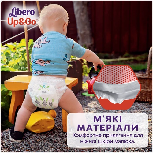 Підгузки Libero Up&Go Розмір 7 (16-26 кг) 30 шт (7322541743240) фото 7