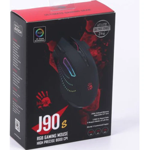 Мышь A4Tech J90s USB Black фото 8