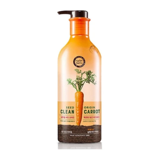 Amore Happy Bath Seed Origin Clean Carrot Гель для душа увлажняющий с маслом семян моркови, 800 g