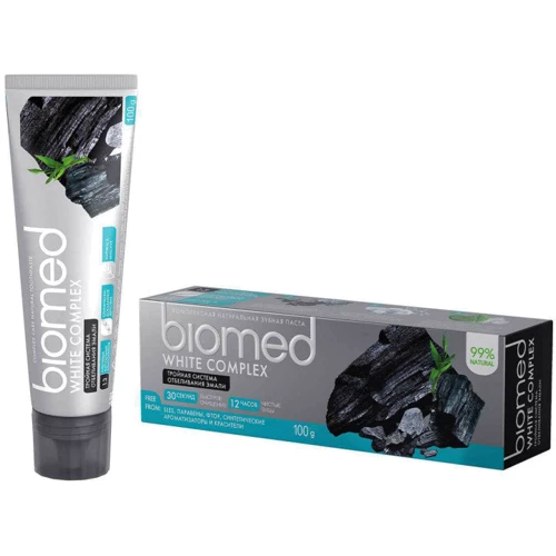 BioMed White Complex Зубная паста "Уголь" 100 g