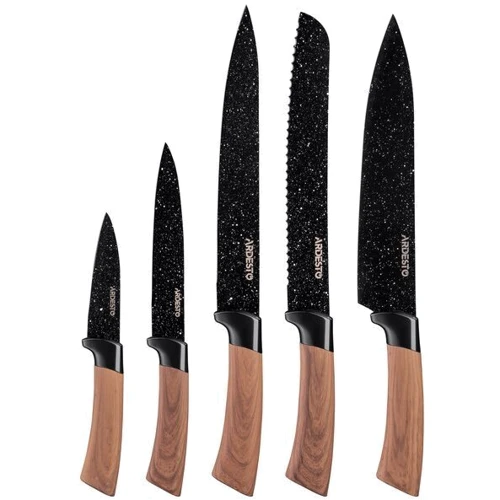 Набор кухонных ножей Ardesto Midori 5 предметов (AR2105BWD)