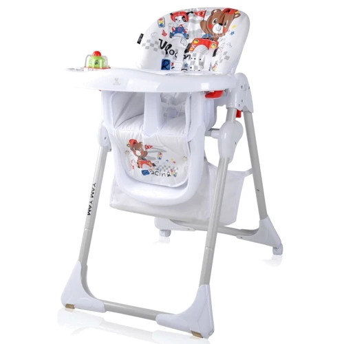 Стульчик для кормления Bertoni YAM YAM (white racing friends)