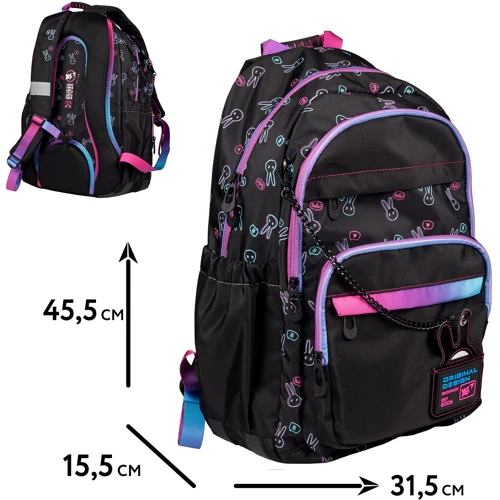 Рюкзак YES TS-47 Glamorous Bunny (559614): Возрастная группа от 13 до 18 лет