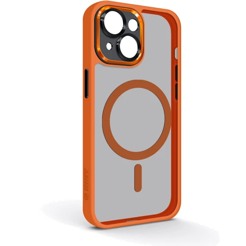 Чехол для iPhone ArmorStandart Unit Case Magsafe SE Orange Black for iPhone 14 (ARM75374)