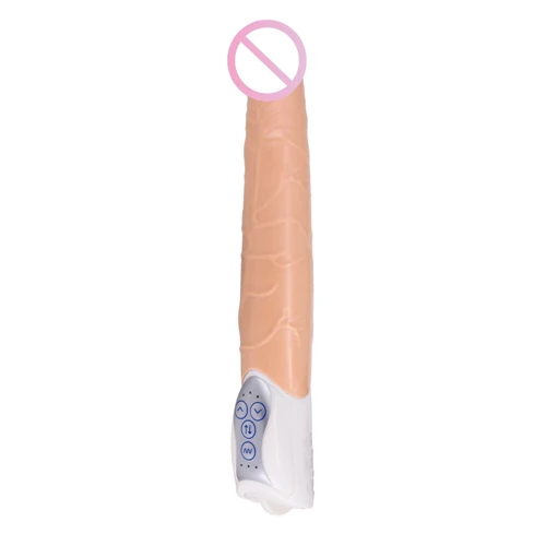 Seven Creations Long John - реалистичный вибратор, 17x4 см, телесный