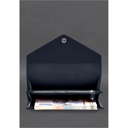 Женский кошелек BlankNote 5.0 синий (BN-KLATCH-5-navy-blue): Формат кошелька Горизонтальный