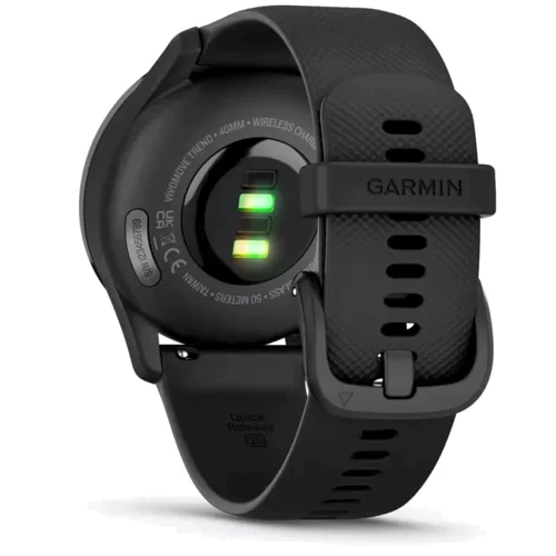 Смарт-годинник Garmin Vivomove Trend Slate Stainless Steel Bezel with Black Case and Silicone Band (010-02665-00): Стандарт захисту 5 ATM