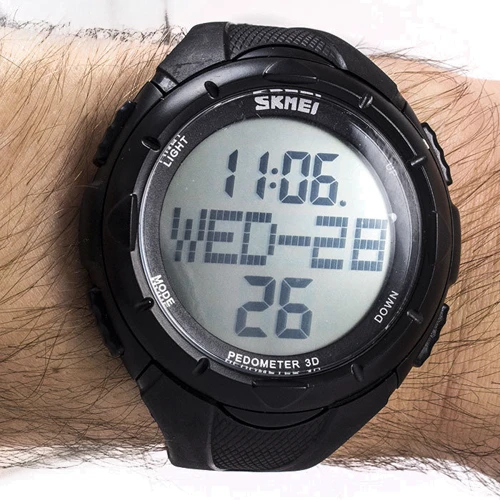 Наручний годинник Skmei 1122 Black: Водонепроникність 5 ATM