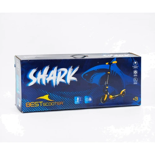 Дитячий двоколісний самокат з ручним гальмом Best Scooter Shark Рожевий (42011): Кількість коліс 2