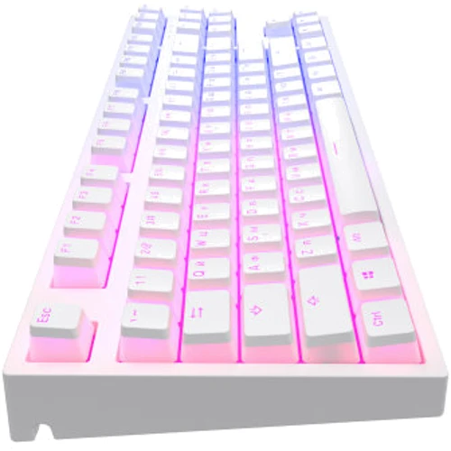 Клавиатура Dark Project KD87A PBT Mechanical Gateron Cap Teal White (DP-KD-87A-107700-GTC): Количество клавиш 83