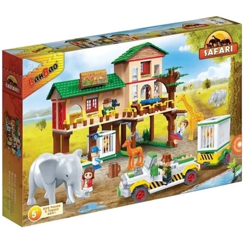 Конструктор BanBao Сафари, 836 деталей (6651)