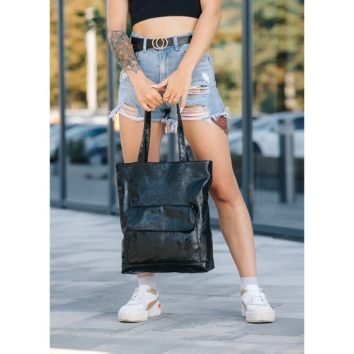Женская сумка шоппер Sambag Shopper черная (93251071): Страна производитель Украина