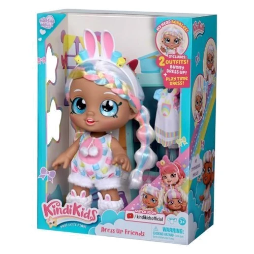 Лялька KINDI KIDS Марша Мелло Зайчик DRESS UP FRIENDS (50064): Висота, см 25