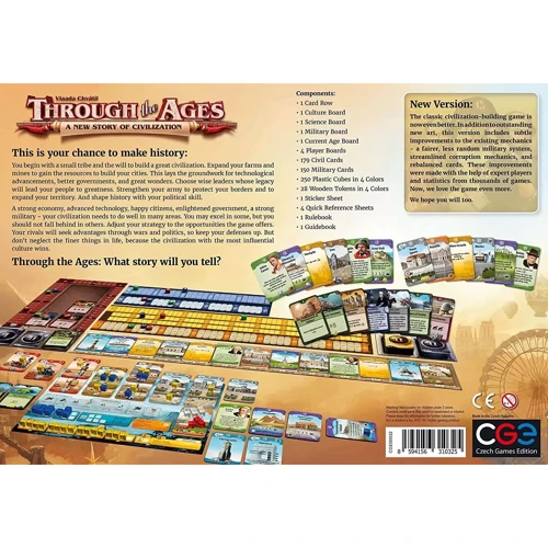 Настільна гра Czech Games Edition 2012: A New Story of Civilization - EN Англійською мовою: Вік от 14-ти лет