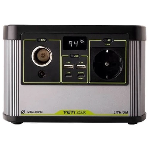 Зарядная станция Goal Zero Yeti 200X 120W/187Wh Portable Power Station: Емкость аккумулятора, Вт/ч 187