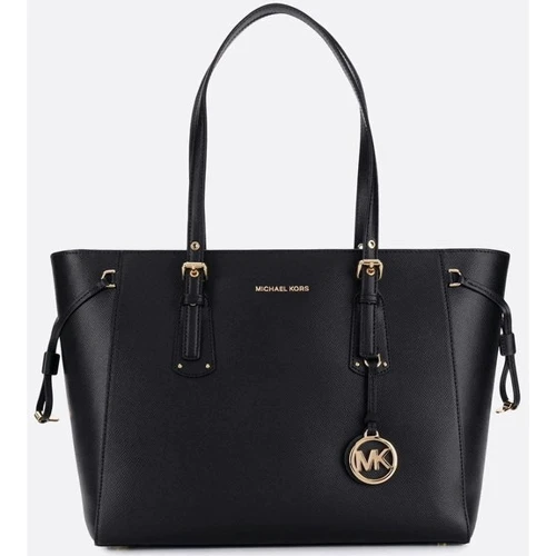 Женская сумка тоут Michael Kors VOYAGER MD MF TZ TOTE черная (30H7GV6T8L001)