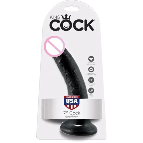 Фаллоимитатор Pipedream King Cock 7" Вlack