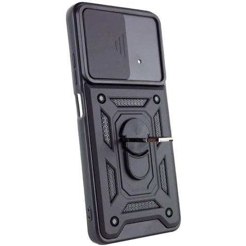 Чохол для телефона Mobile Case Camshield Serge Ring Black для Xiaomi Poco X4 Pro 5G: Матеріал TPU (Термополиуретан) і полікарбонат