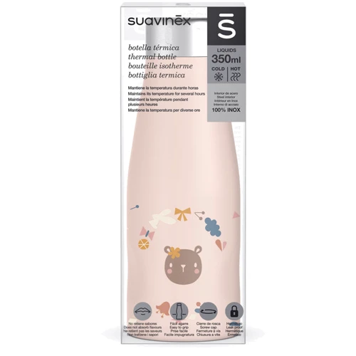 Термос Suavinex Лісові історії рожевий (401341)