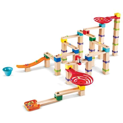 Конструктор-лабиринт Hape Marble Run Трюки и повороты 129 элементов (E1100) фото 2