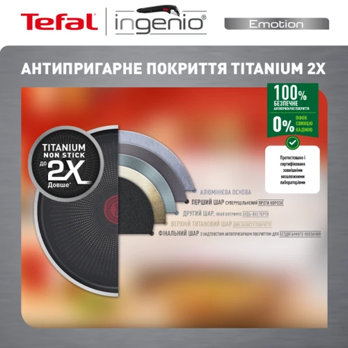 Tefal Ingenio Emotion 10 предметов (L897SA74) фото 6