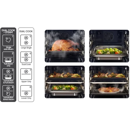 Духовой шкаф электрический Samsung NV75T9979CD/WT фото 26
