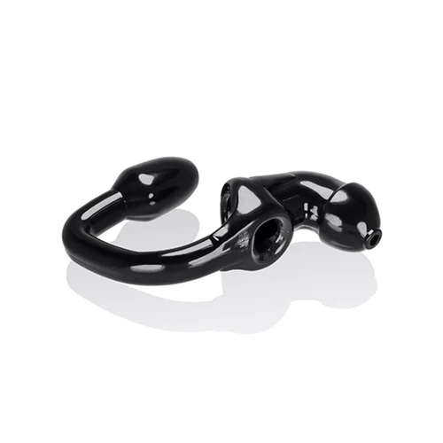 Сексуальный замок для пениса с анальной пробкой Oxballs TAILPIPE Cock Cage Anal Lock от Mister B, 9x3 см