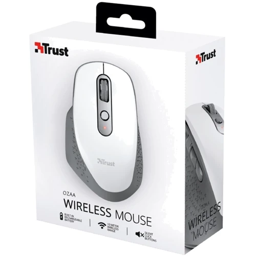 Мышь Trust Ozaa Rechargeable WL Black (24035): Радиус действия 10 м