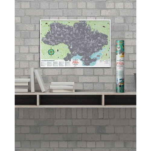 Скретч-карта Travel Map Моя Рідна Україна (Ukr) фото 11