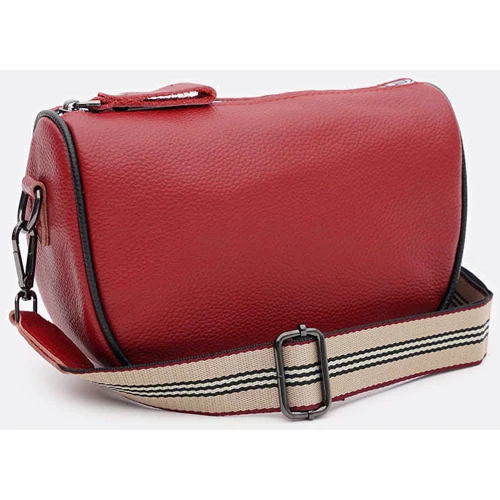 Жіноча сумка-сідло Borsa Leather бордова (K18569bo-bordo): Стать Женский