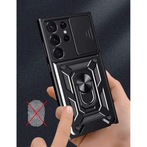 Чехол для телефонов BeCover Military Black for Samsung S918 Galaxy S23 Ultra (709998): Материал TPU (термополиуретан) и пластик