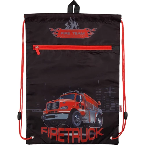 Сумка для взуття з кишенею Kite Firetruck K18-601M-5