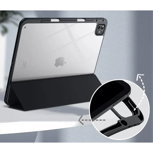 Аксессуар для iPad BeCover Soft Edge TPU with Pencil mount Black for iPad Pro 13 2024 M4 (711717): Тип аксессуара чехол